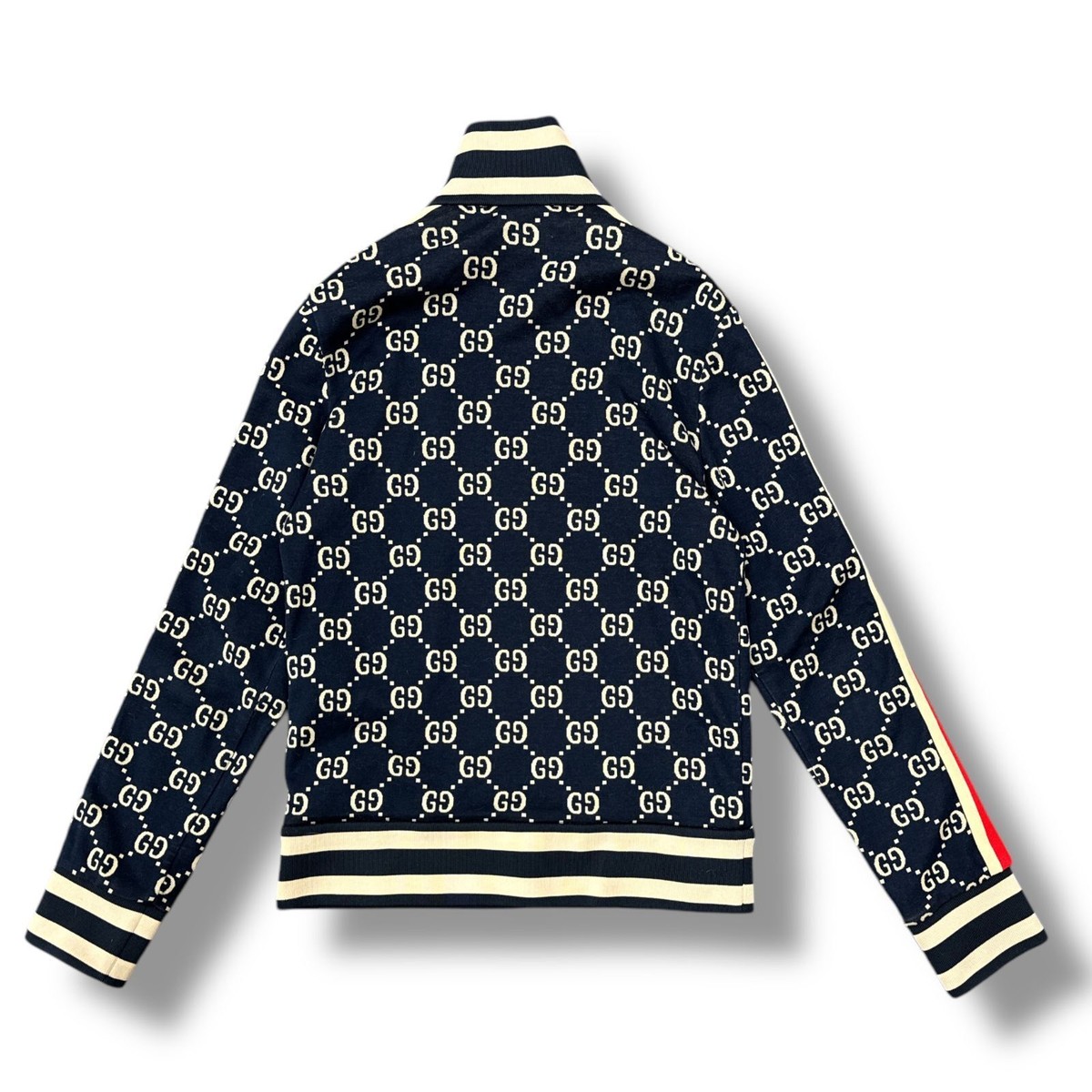キジムナー様 GUCCI Others GG Jacquard Cotton Jacket 18AW S Polyester Navy