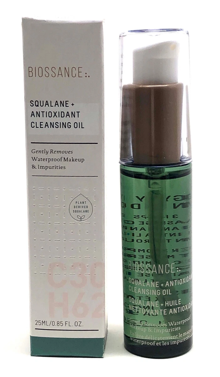 Biossance Squalane Antioxidant Cleansing Oil Removes makeup
