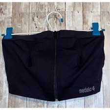 Medela Easy Expression Bustier Bra Top Black Pumping Breastfeeding Nursing Large