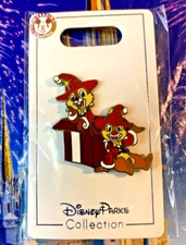 🎄2012 Chip and Dale DLP 20th Holiday Pin - Chip & Dale Disney Paris Christmas