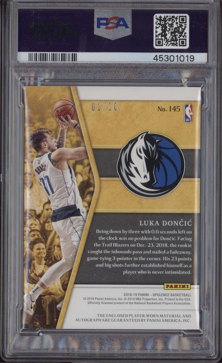 NBAカード LUKA DONCIC Choice Gold /10 PSA 9 NBAカード LUKA DONCIC Choice Gold /10 PSA 9