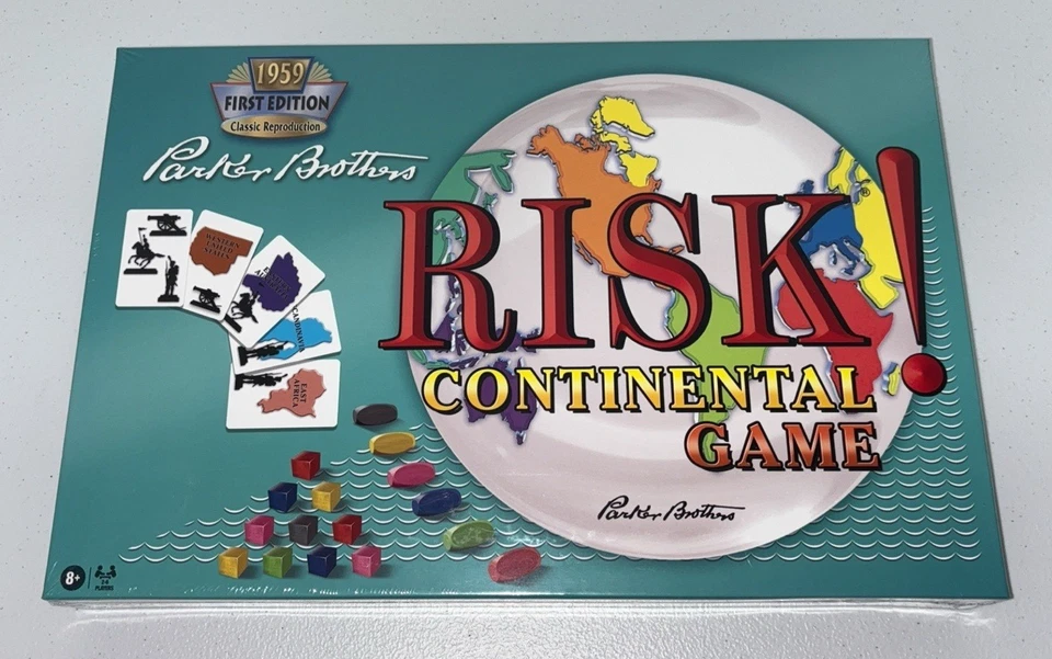 Risk Board Game 1959 1st Edition Reproduction – Parker Brothers – New & Sealed - Image 3 of 4