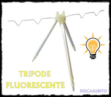 tripode porta canne pesca mare lago poggiacanna reggi canna surfcasting fondo EH