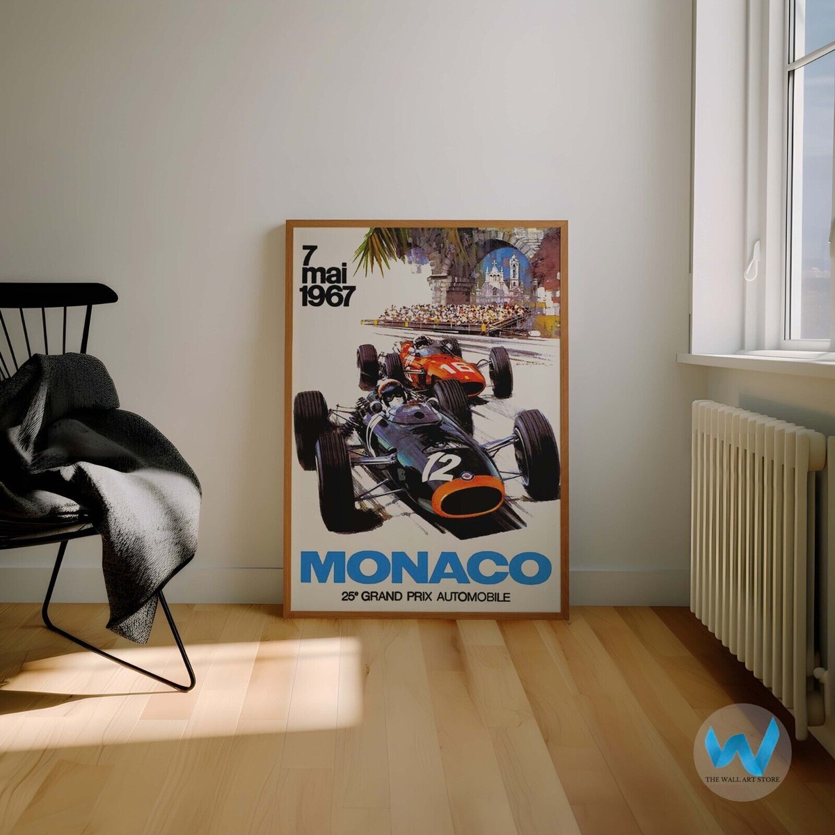 AFFICHE F1 : 37ème GRAND PRIX MONACO 79 24-27 MAI par GIAMPAOLI: Très