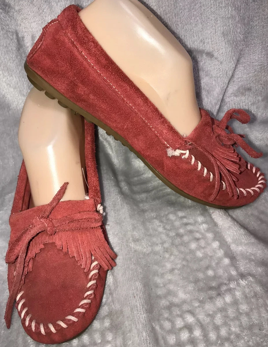 Minnetonka red sale moccasins