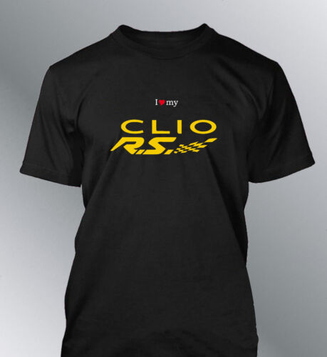Tee shirt personnalise Clio RS S M L XL XXL homme Sport - Afbeelding 1 van 14