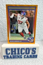 2024 Panini Score Football Dexter Lawrence #214 Orange Lava 074/630 NY Giants