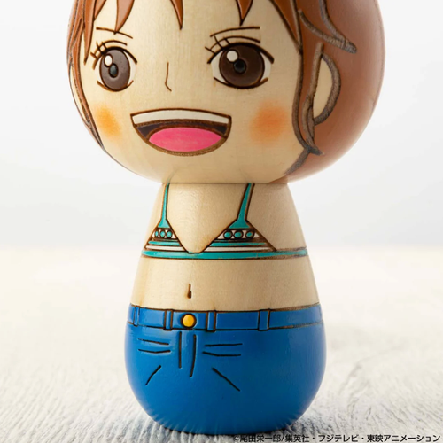 One Piece Nami Holzfigur Usaburo Kokeshi Japan Exclusive Navigator - Bild 8 von 10