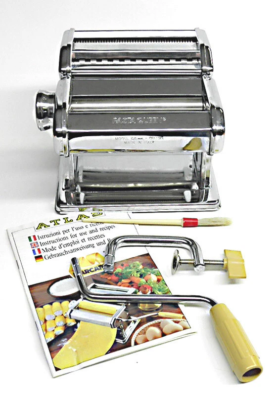 Deluxe Atlas Pasta Queen Noodle Spaghetti Maker Machine Marcato