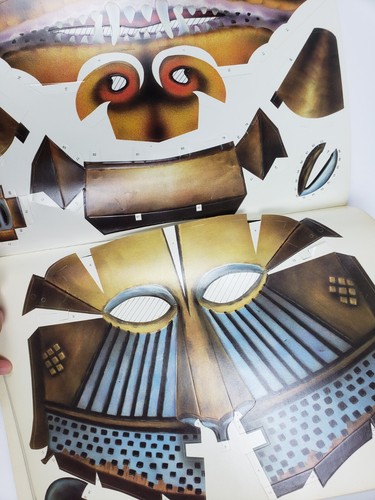 Masks Christos Kondeatis Ten Amazing Masks To Assemble And Wear Vtg 1987 Book - Picture 11 of 11