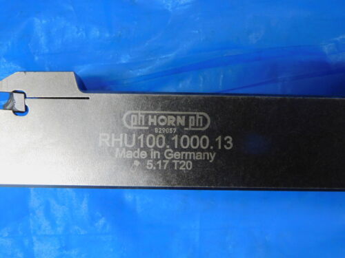 PH HORN RHU100.1000.13 LATHE TURNING TOOL HOLDER 1" SHANK S100 INSERTS 6" OAL - Picture 4 of 4
