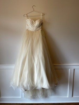 A La Carte Bridal Gown   Lace Bodice w/ Tulle Skirt Wedding Dress Size 12