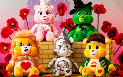 Care Bears x Wicked Fun Size Plush Set of 5 Glinda Elphaba
