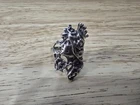 Vintage Art Nouveau Princess Flower 925 Sterling Silver Ring Size 6