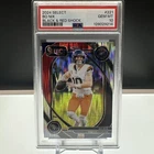 2024 Panini Select - Club Level Bo Nix #221 Black & Red Shock Prizm PSA 10