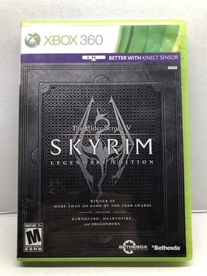 The Elder Scrolls V: Skyrim Legendary Edition (Xbox 360, 2013) Clean Tested