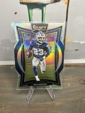 2024 Panini Select - Concourse Rico Dowdle #90 Silver Prizm Die-Cut