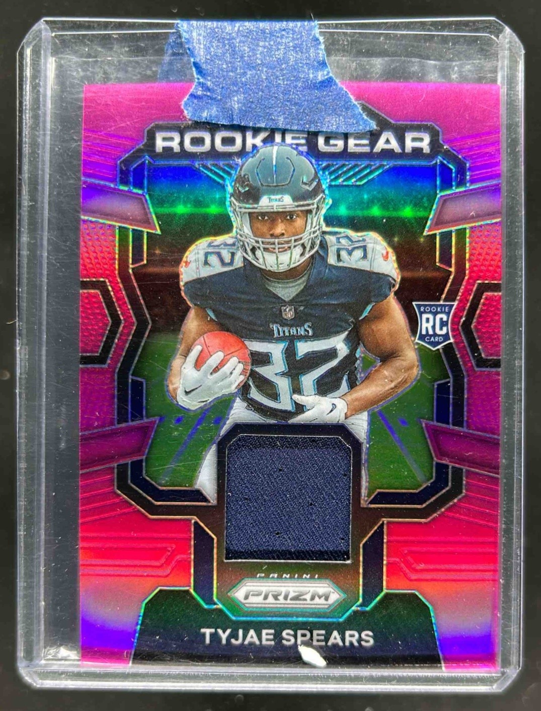 2023 Prizm Tyjae Spears Rookie Gear RC Jersey Pink Rookie #RG-TS Titans