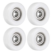 4Pcs 626ZZ Ball Bearing 6x30x12mm Double Metal Shielded Chrome Steel, White