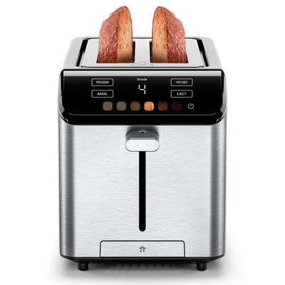 Chefman Smart Touch 2 Slice Digital Toaster with 6 Touchscreen Shade Settings