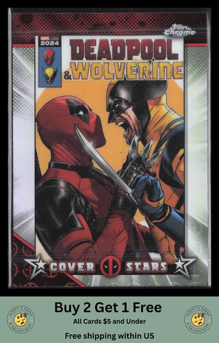 The Avengers 16 [Deadpool Red Black Wave] #CS-8 Marvel 2025 Topps Chrome Deadpool Cover Stars card