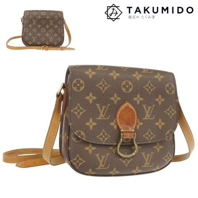 Louis Vuitton Shoulder Bag Mini Sun Crew M51244 Monogram Line Brown Used TAKU-0