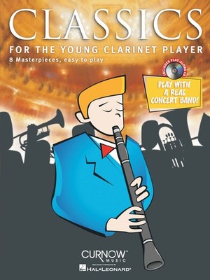 Classics for the Young Player Clarinet Solo Sheet Music Play-Along Book CD