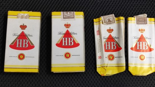 Kronenfilter HB Zigaretten PACCHETTI VUOTI SIGARETTE VINTAGE - Foto 2 di 5