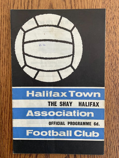 HALIFAX TOWN V LUTON TOWN. 1ST APRIL 1966. DIVISION FOUR.