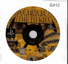 Duke Nukem Time To Kill Sony PlayStation 1 Used Video Game Only Sleeved Without