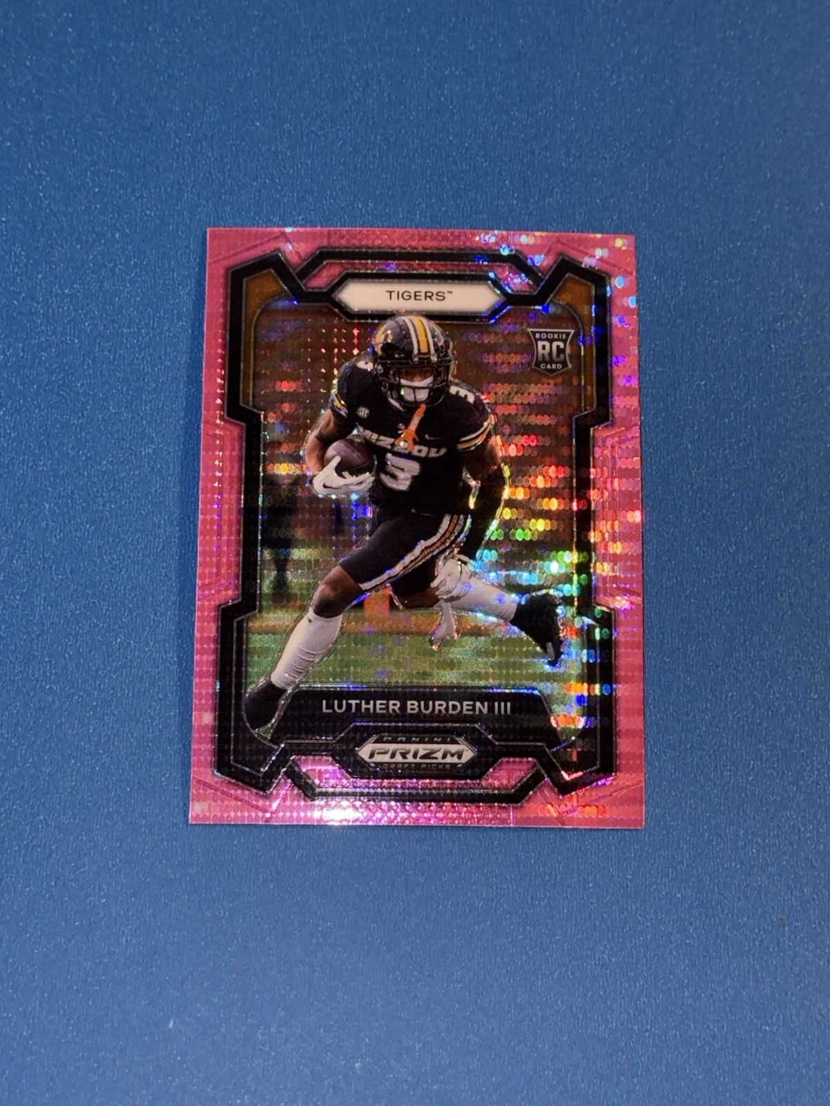 2024 Prizm Draft Picks Pink Pulsar Prizm Luther Burden III RC #d /15 SSP