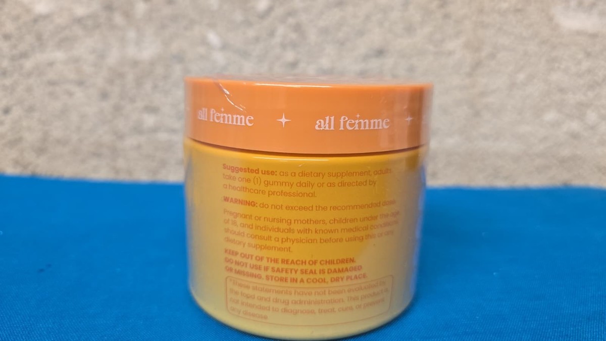 ALL FEMME Flora+ Advanced Vaginal Support Gummies 30ct PINEAPPLE