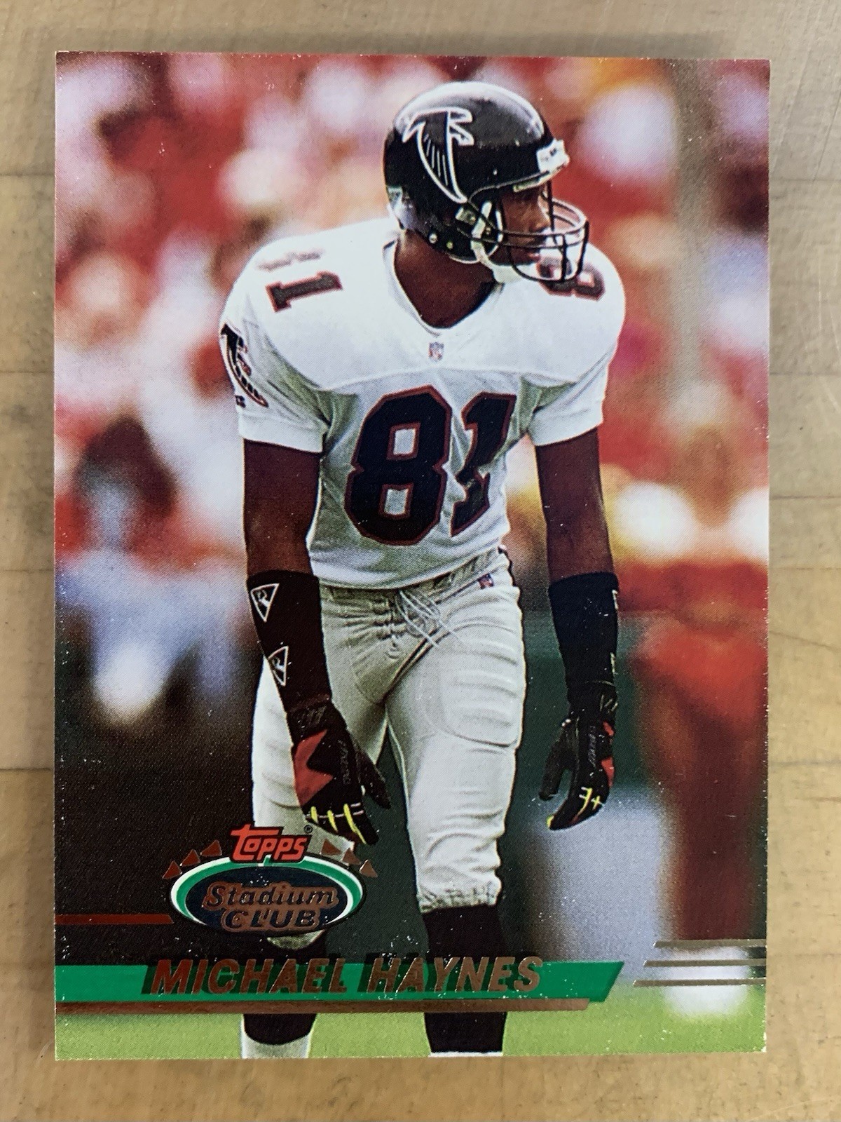 Michael Haynes, 1993 Stadium Club, #318, Atlanta Falcons,