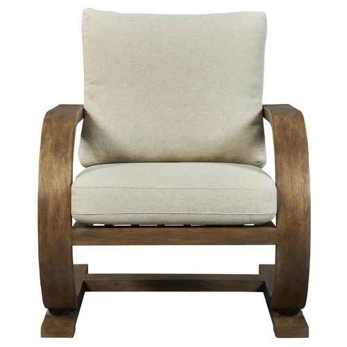 Uttermost 23042 Bedrich 30"W Accent Chair - Weathered Pecan - Picture 1 of 7