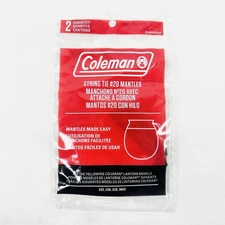 New Coleman #20 Model 20-104 Lantern Mantle 2 Pack - 222 222A 226 226A 229 3022