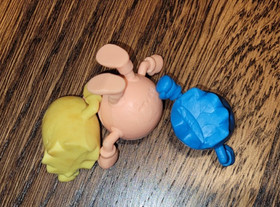 RARE Vintage Pac-Man Keshi Rubber Figures Namco 80s Japan Famicom