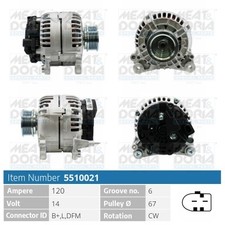 New Alternator for VOLVO VW:S70,S60 I,S80 I,V70 I,V70   8111122 9442130