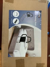 HEPO Bed Safety Rails for Elderly with Double Handles and Storage Pocket