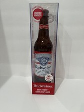 Budweiser BLUETOOTH WIRELESS BOTTLE SPEAKER Color Changing LED Lights in Neck