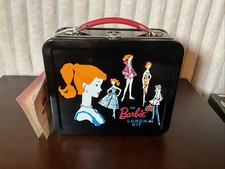   Brand New 1998 Barbie Lunch Kit Lunch Box Numbered 5E/5133 6 X 5.5 X 2.75  