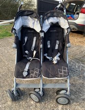 MacLaren Twin Techno Double Pushchair with Raincover
