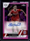 2022 Topps Chrome UEFA Women's Sarah Zadrazil Auto Pink Prism Refractor #51/150
