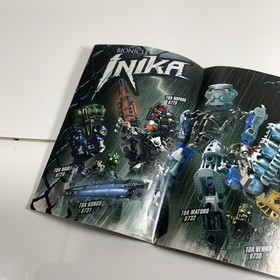 VINTAGE 2006 LEGO BIONICLE INIKA TOA NUPARU 8729 INSTRUCTION BOOKLET ONLY