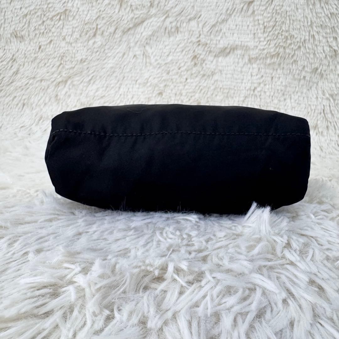 PRADA Triangular Logo Cosmetic Pouch 11x15x3.5cm … - image 6