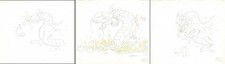 Turtles of (TMNT) - 3 Original Production Drawings