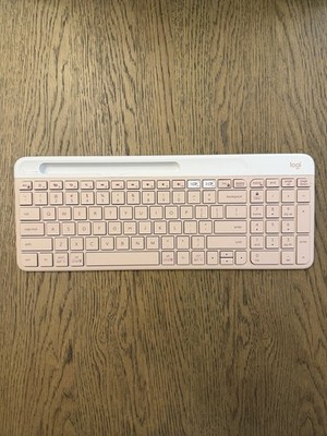 Logitech K585 Multi-Device Slim Wireless Keyboard, Rose