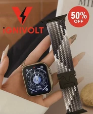 Braided Solo Loop Strap | Nylon Stretch Band Replacement for Apple iWatch Series