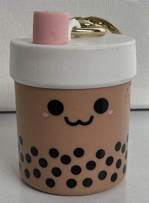 Boba Tribe Reusable Boba Straw Keychain Collapsible Bubble Tea Travel Holder