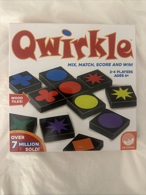MindWare Qwirkle Board Game Wood Tiles 2 4 Players Ages 6+ Complete