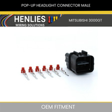 Mitsubishi 3000GT -  Pop-Up Headlight Connector Male